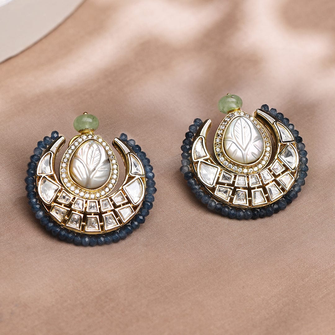 Classy Blue Stud Earrings