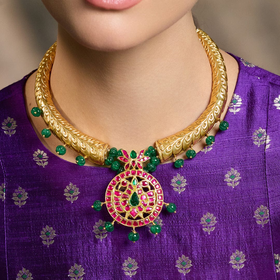 Auric Grace Royal Necklace Set