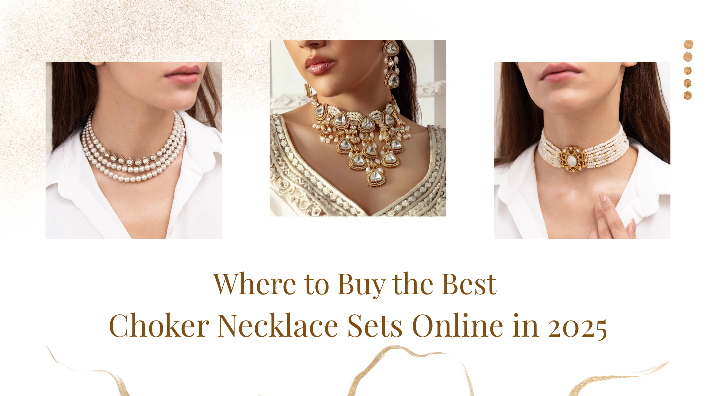 Perfect Polki Necklace Sets for Weddings, Receptions, and Mehendi Looks