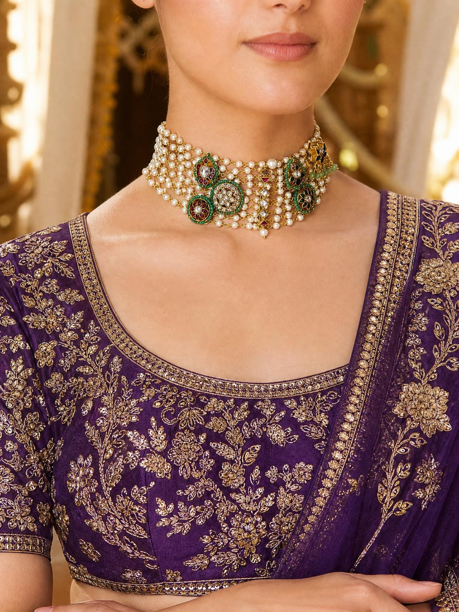 Regal pearl jwellery Set