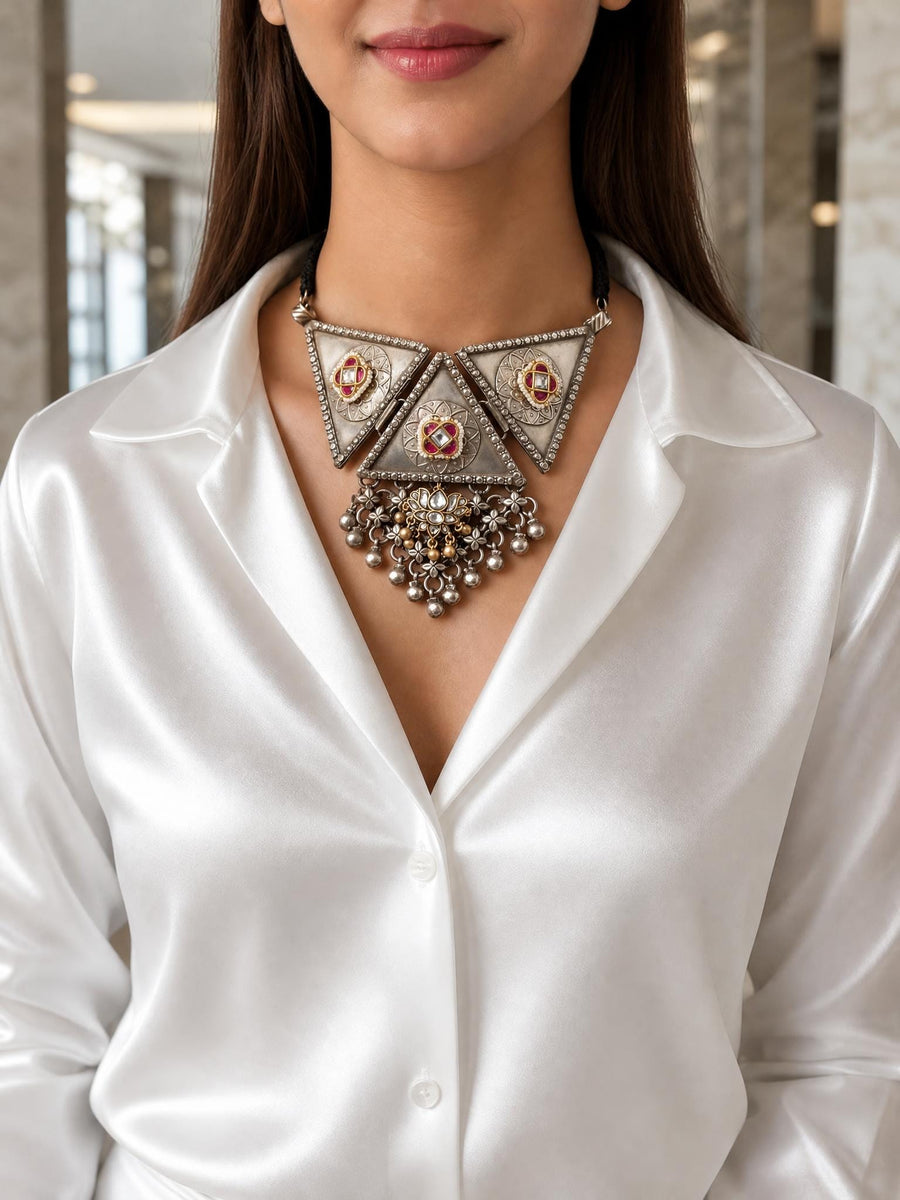 Cavirae Oxidised Necklace