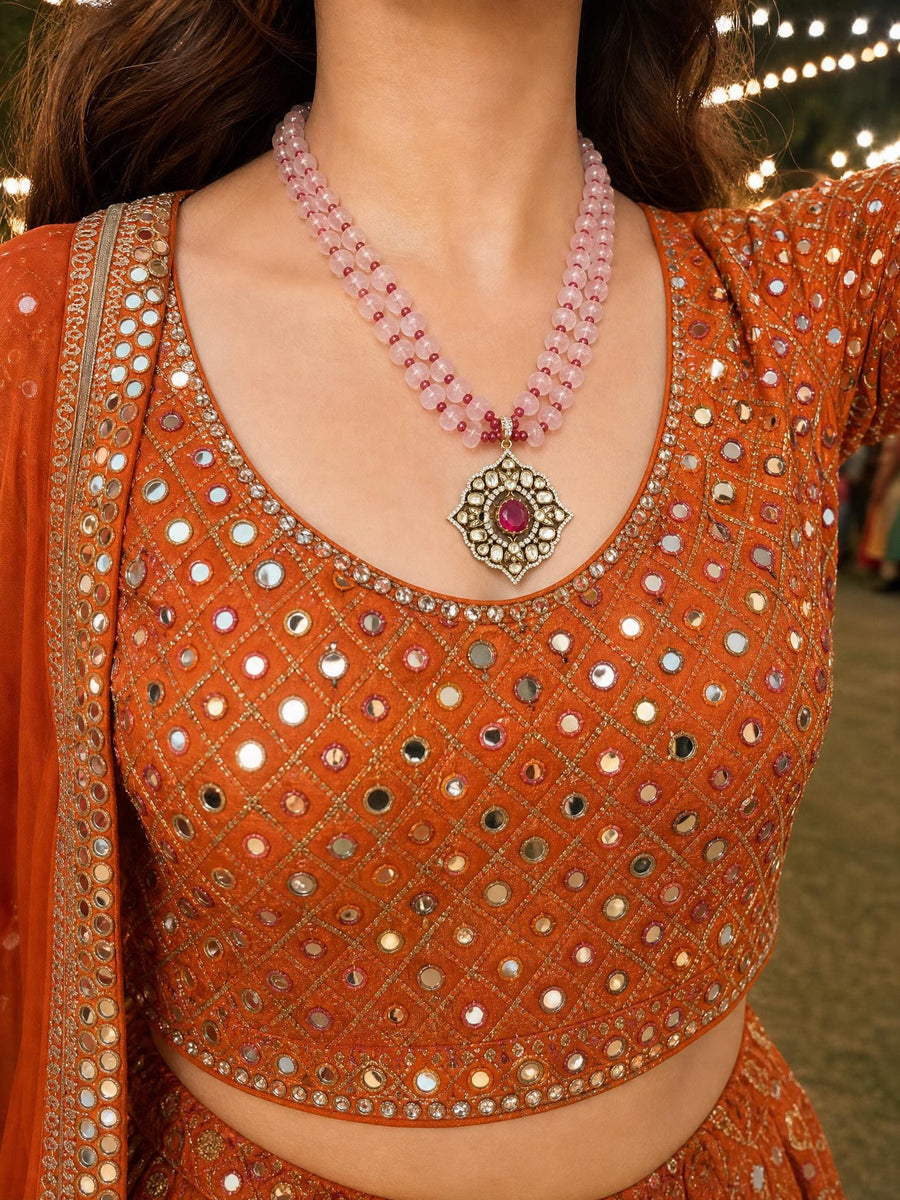 Blushing Bloom Necklace Set