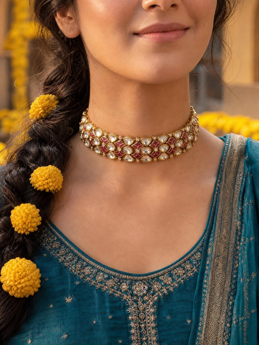 Veshaya Choker Necklace Sets