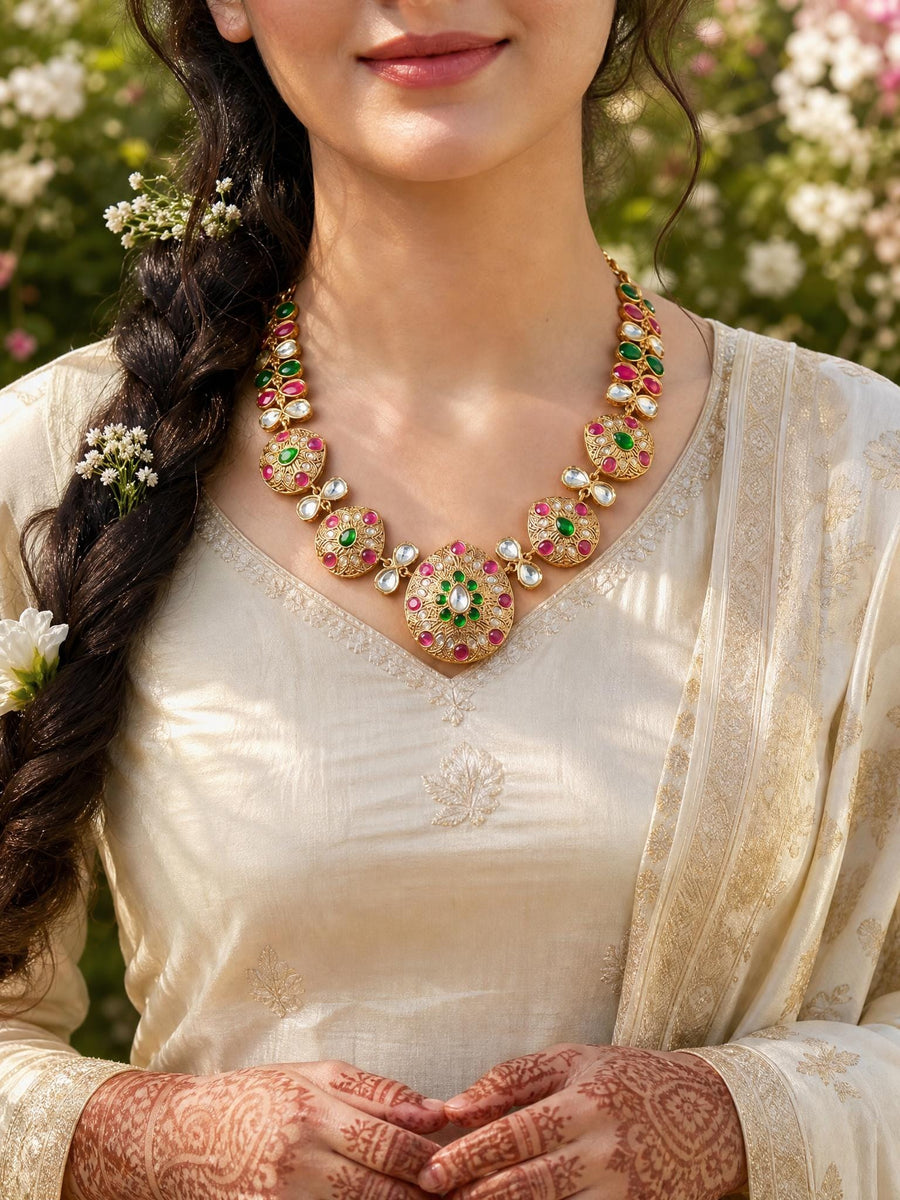 Ruvya Long necklace set
