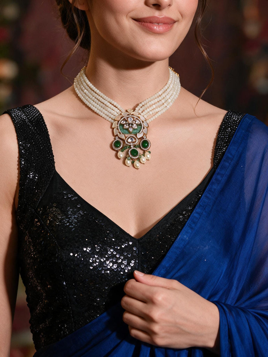 Glorious Necklace With Earrings