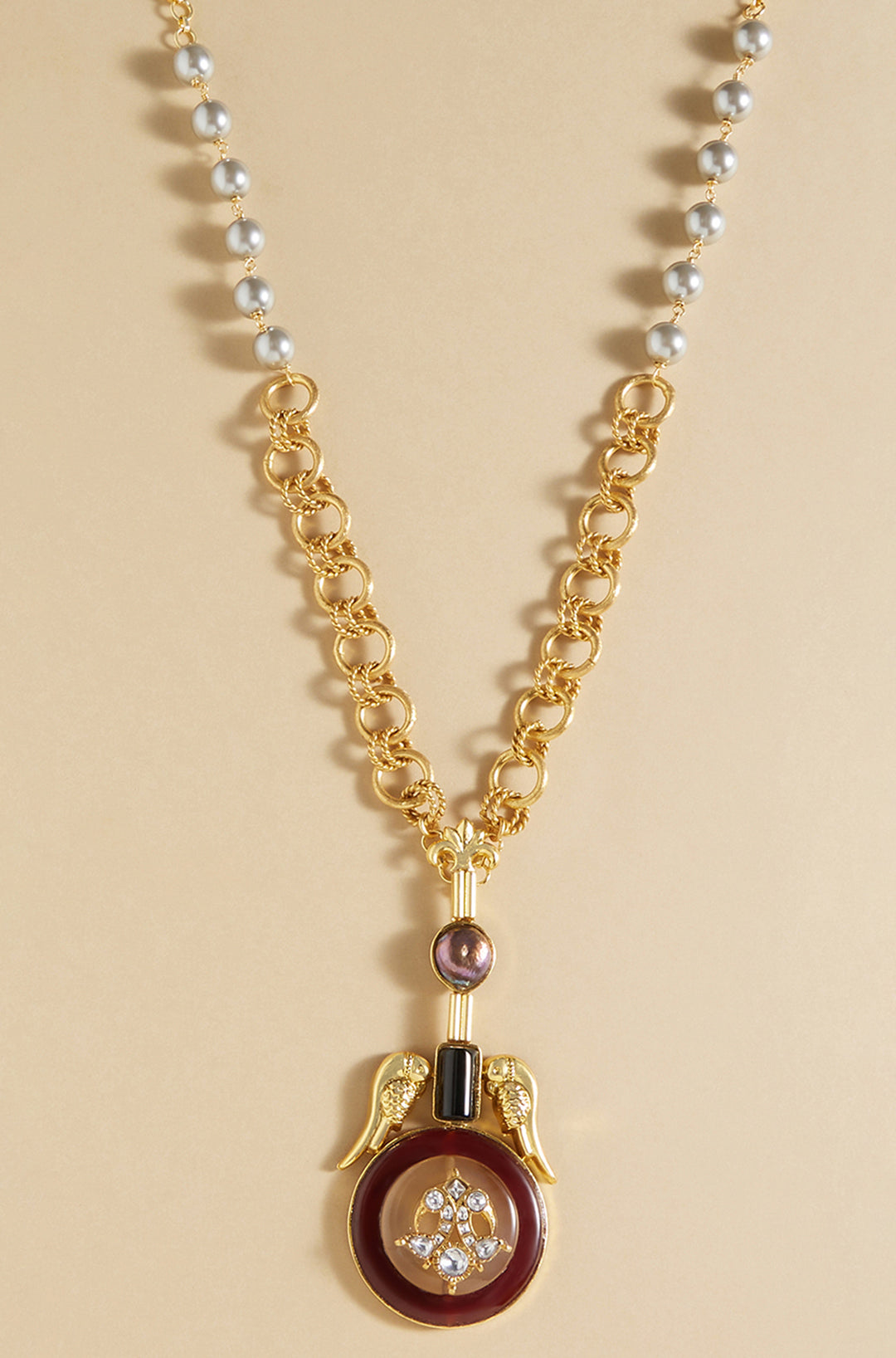 Load image into Gallery viewer, Gold Tone Bespoke Pendant Necklace

