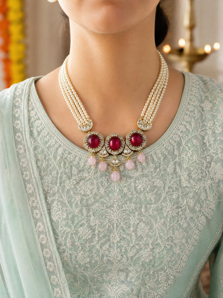 Leher Necklace Set