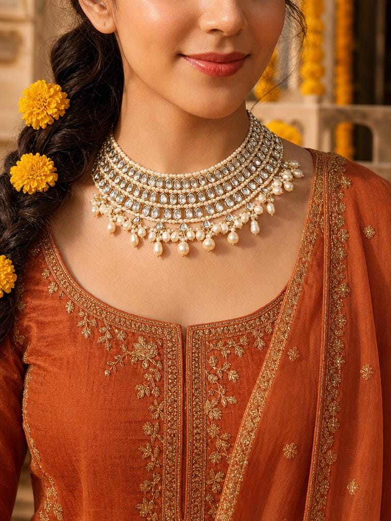Frost Bloom Necklace Set