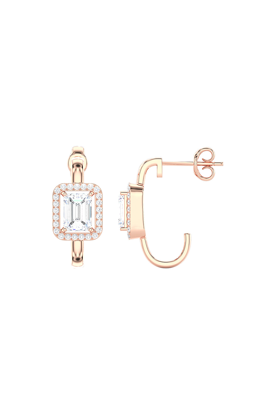 Load image into Gallery viewer, Emerald Cut Earrings
