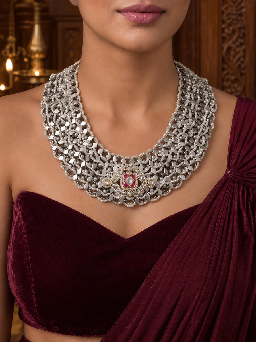 Orishael Oxidised Necklace