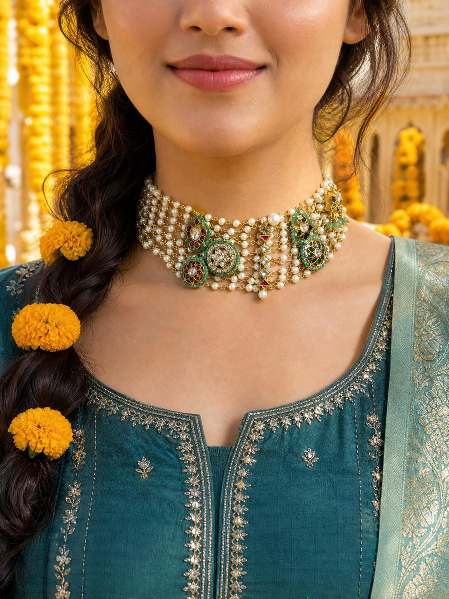 Regal pearl jwellery Set