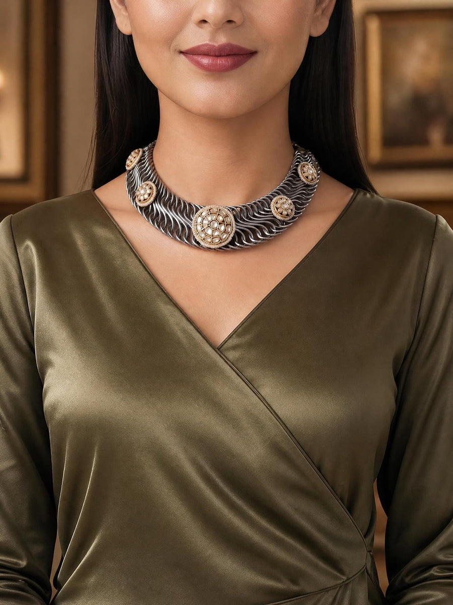 Ilyvane Oxidised Necklace