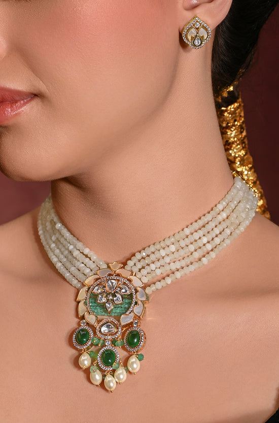 Glorious Necklace With Earrings