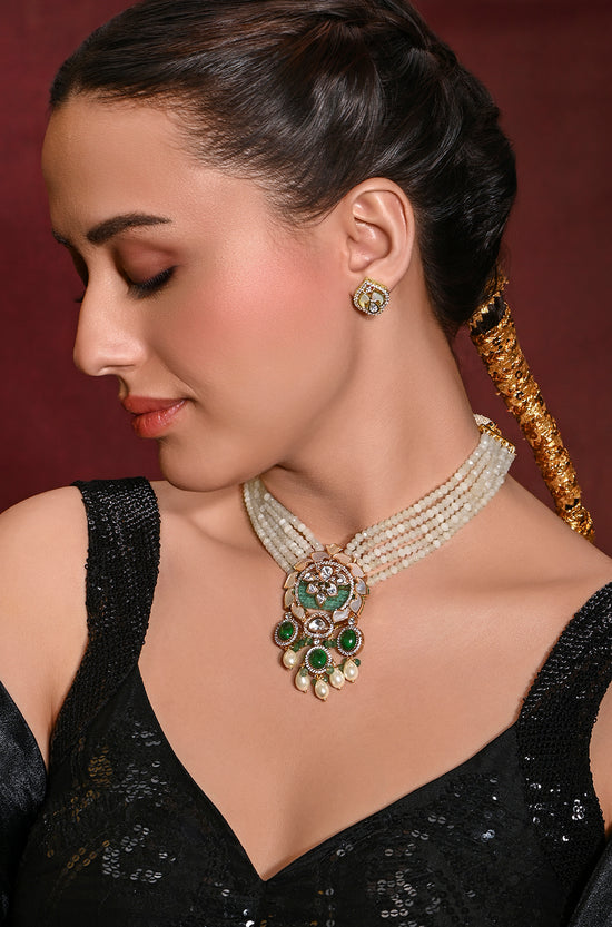 Glorious Necklace With Earrings