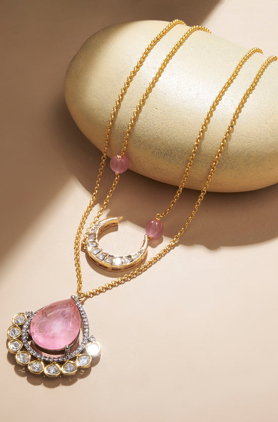 Load image into Gallery viewer, Incandescent Pink Sapphire Necklace
