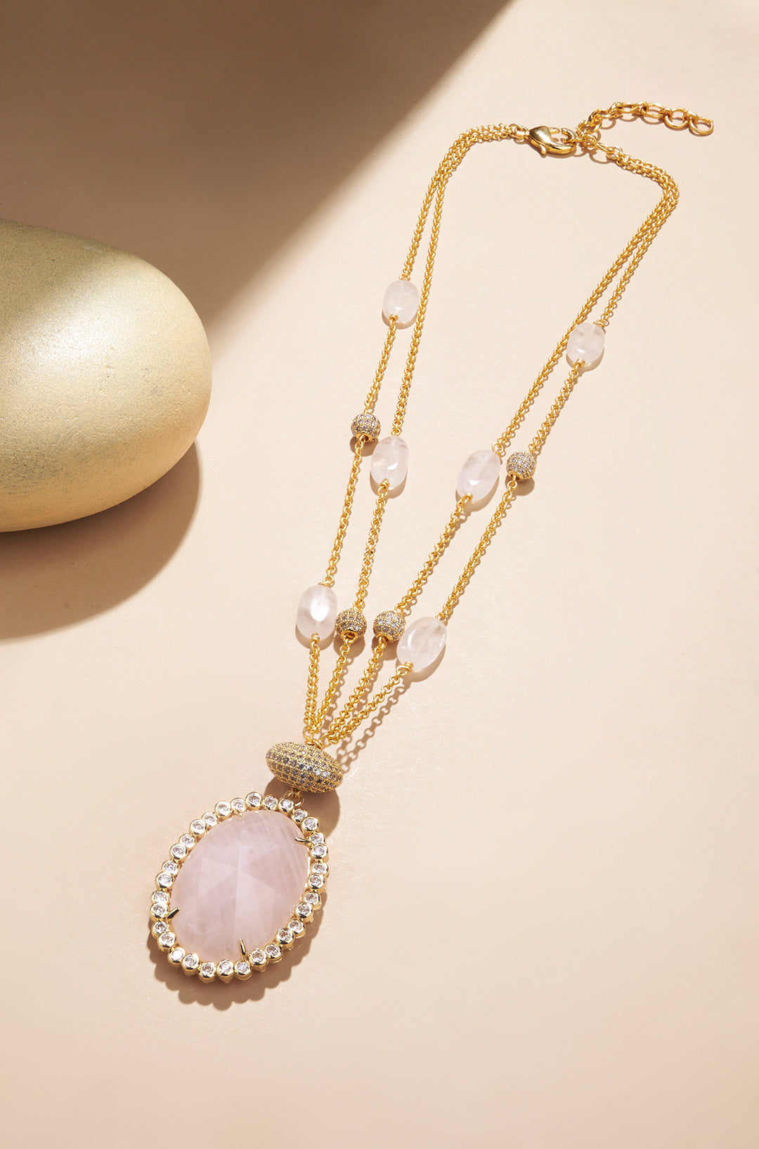 Load image into Gallery viewer, Sun kissed Quartz Necklace
