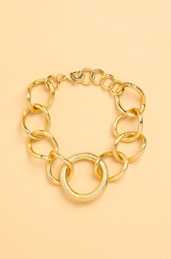 Multi-Loop Chain Bracelet
