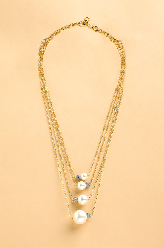 Multi-Layer Pearl Necklace