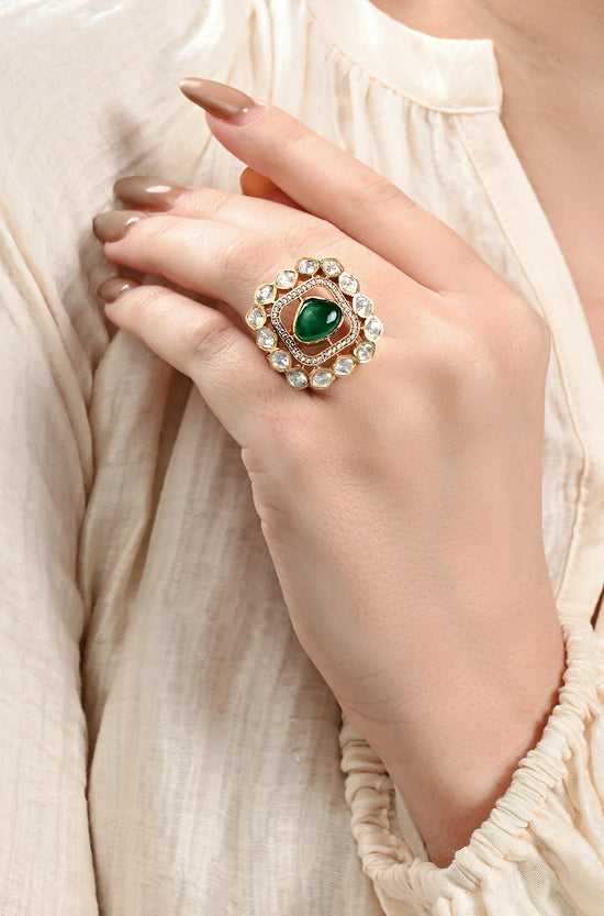 Luminous Emerald Ring