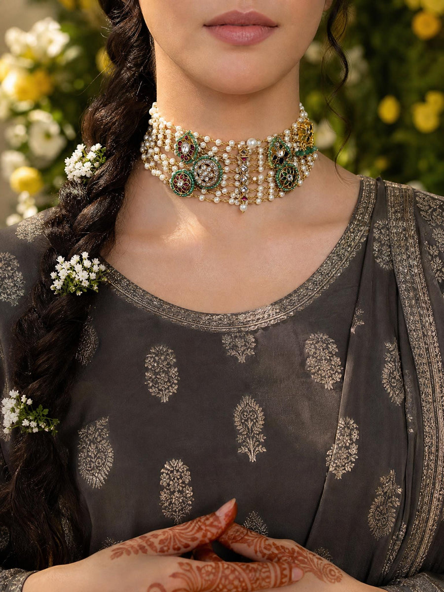 Regal pearl jwellery Set