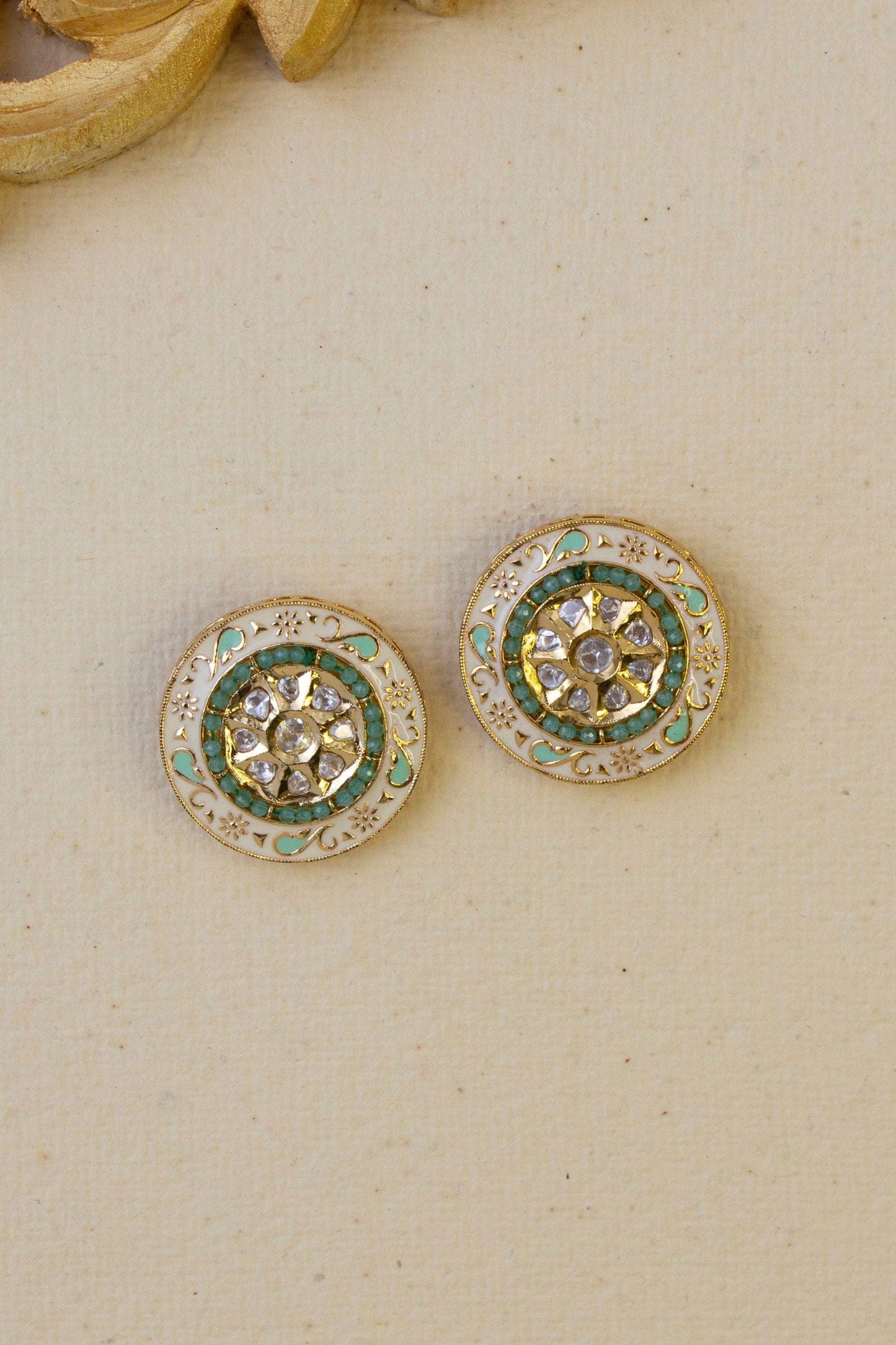 Kundan Cascade Earrings - Joules by Radhika 