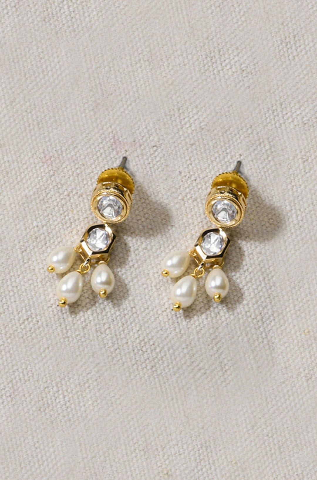 Kundan Elysian Earrings - Joules by Radhika 
