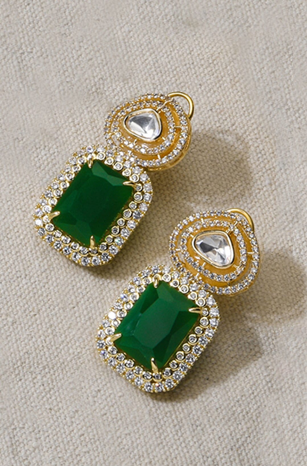Kundan Radiant Rain Earrings - Joules by Radhika 