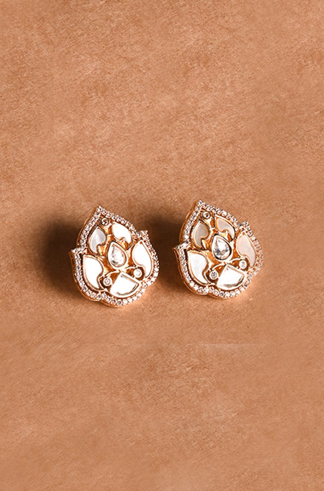 Kundan Twilight Earrings - Joules by Radhika 