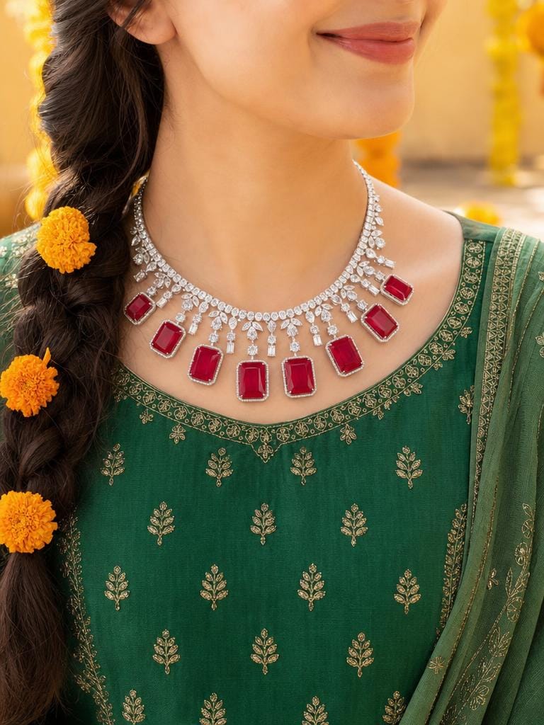 Saana Crystal Necklace SET