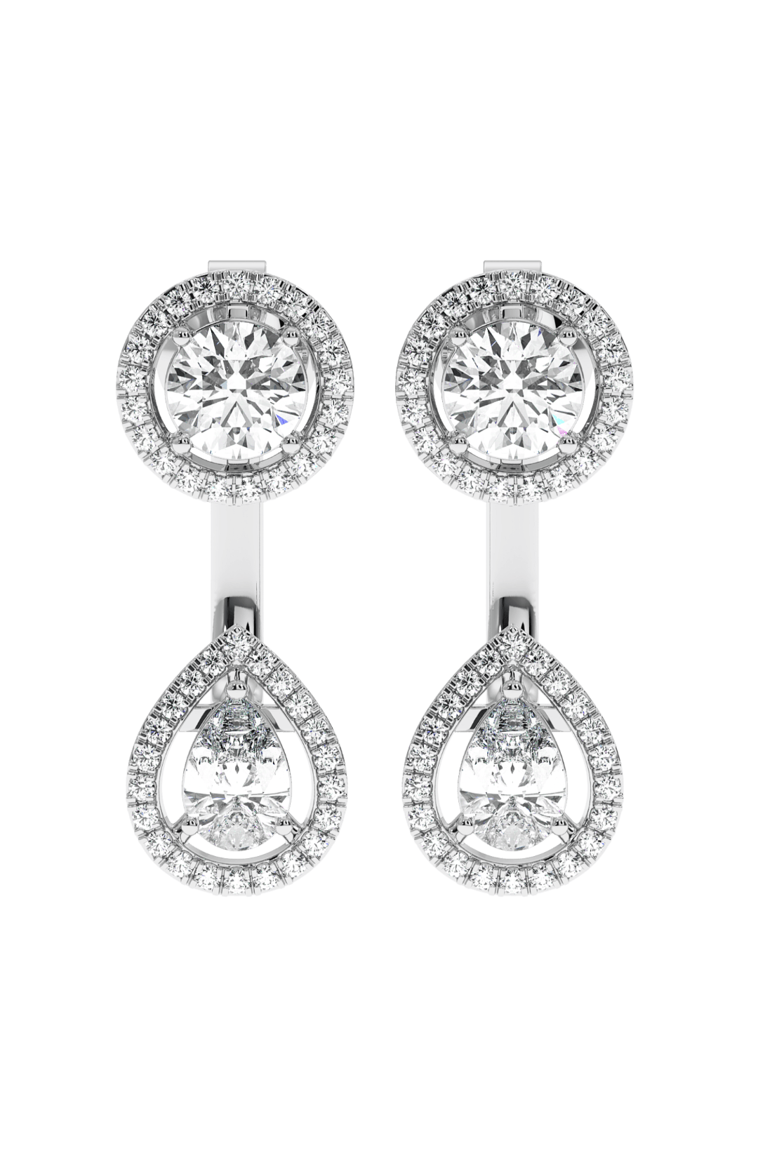 Luminous Halo 2 in 1 Earrings - Joules by Radhika 