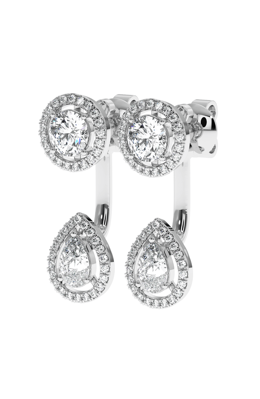 Luminous Halo 2 in 1 Earrings - Joules by Radhika 