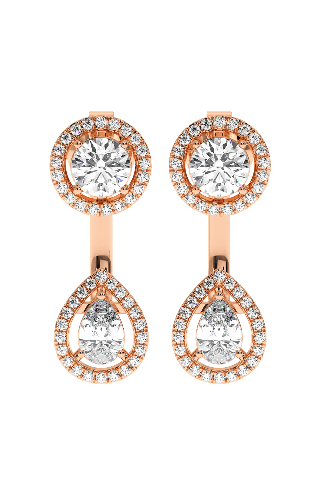 Luminous Halo 2 in 1 Earrings - Joules by Radhika 