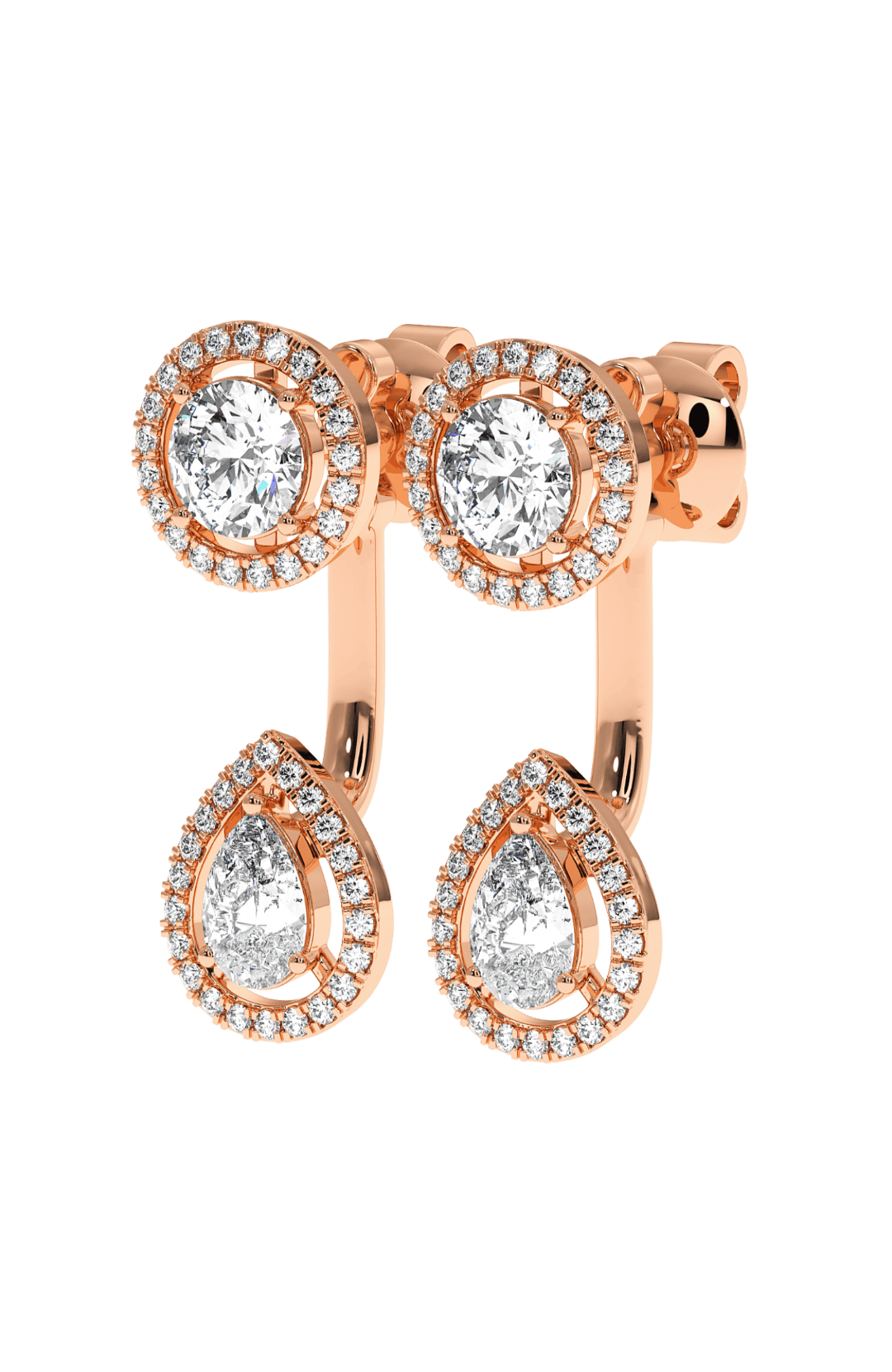 Luminous Halo 2 in 1 Earrings - Joules by Radhika 