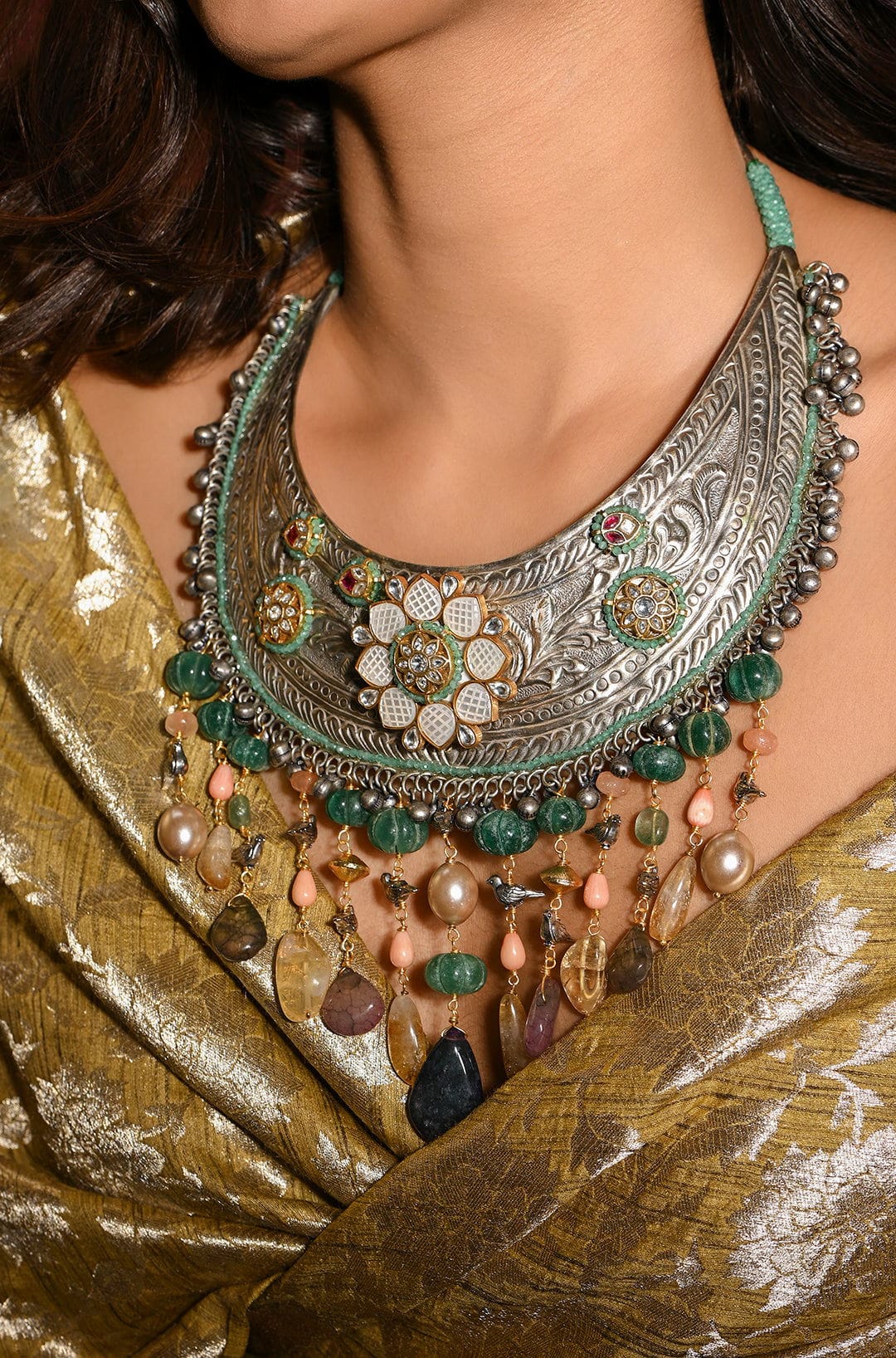 Luminous Multicolor Necklace - Joules by Radhika 