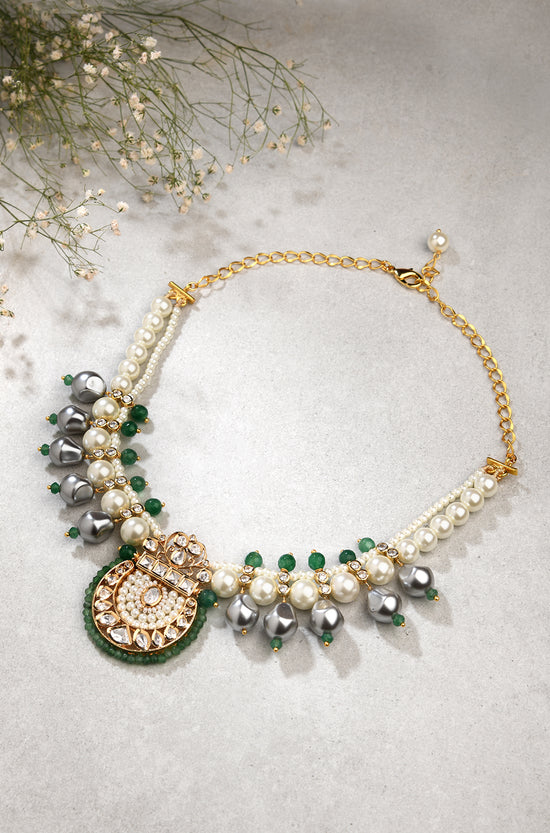 Load image into Gallery viewer, Bespoke Necklace With Pearls &amp;amp; Agate
