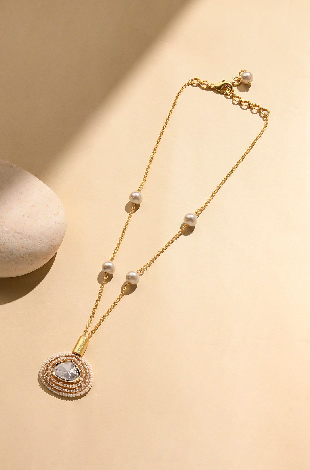 Magnificent Gold Necklace - Joules by Radhika 