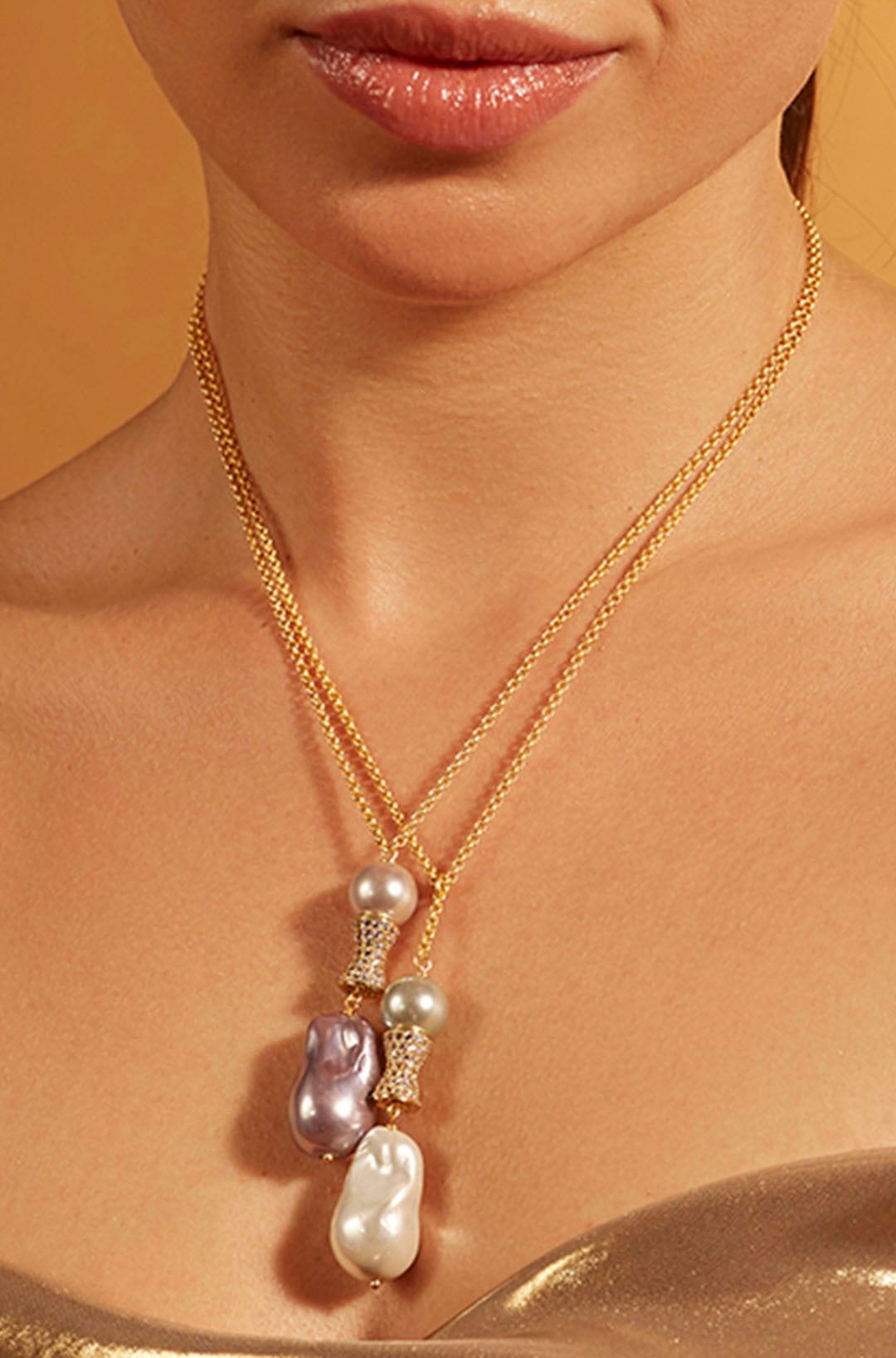 Multi-Layer Hanger Necklace - Joules by Radhika 