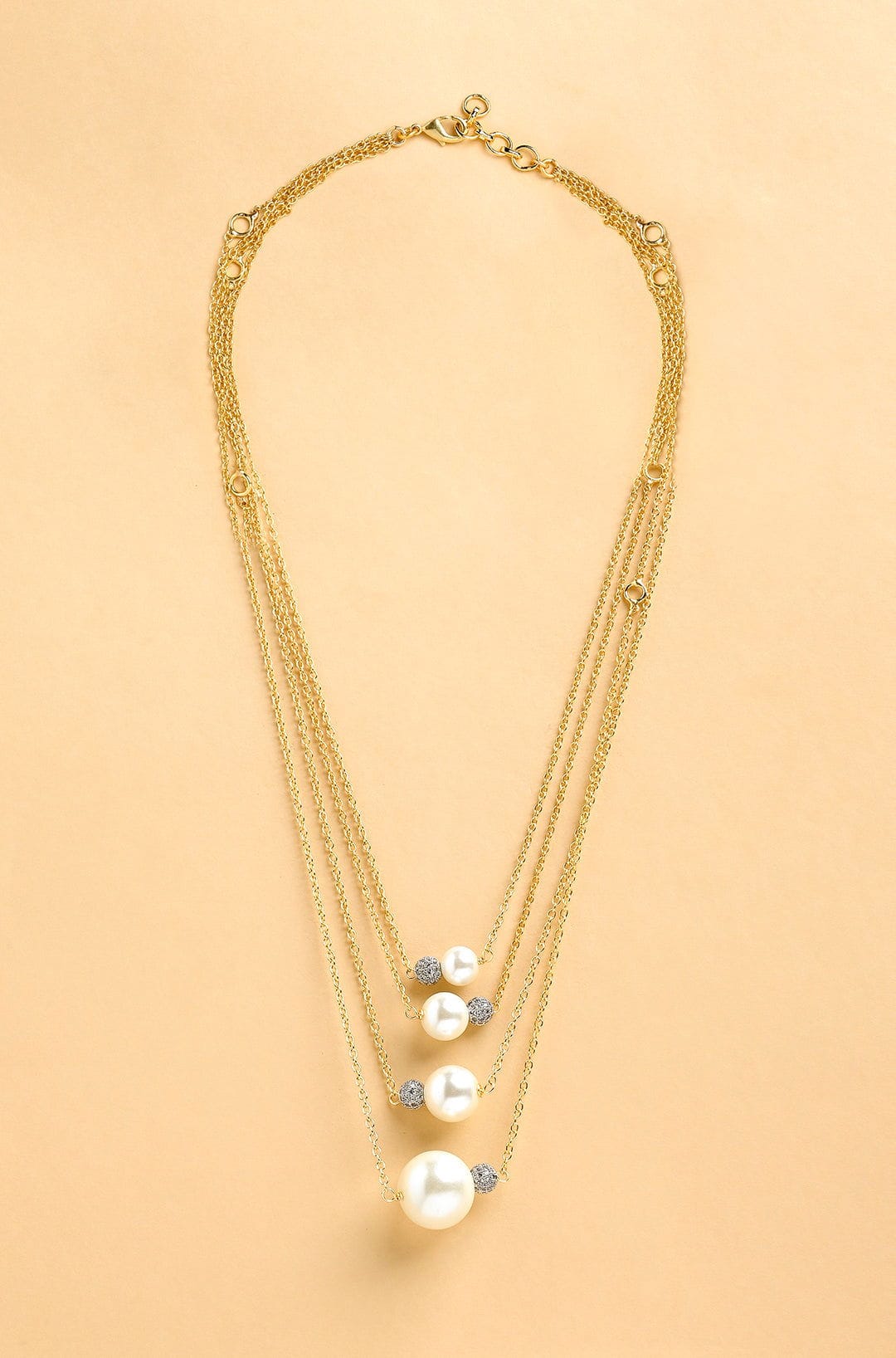 Multi-Layer Pearl Necklace - Joules by Radhika 