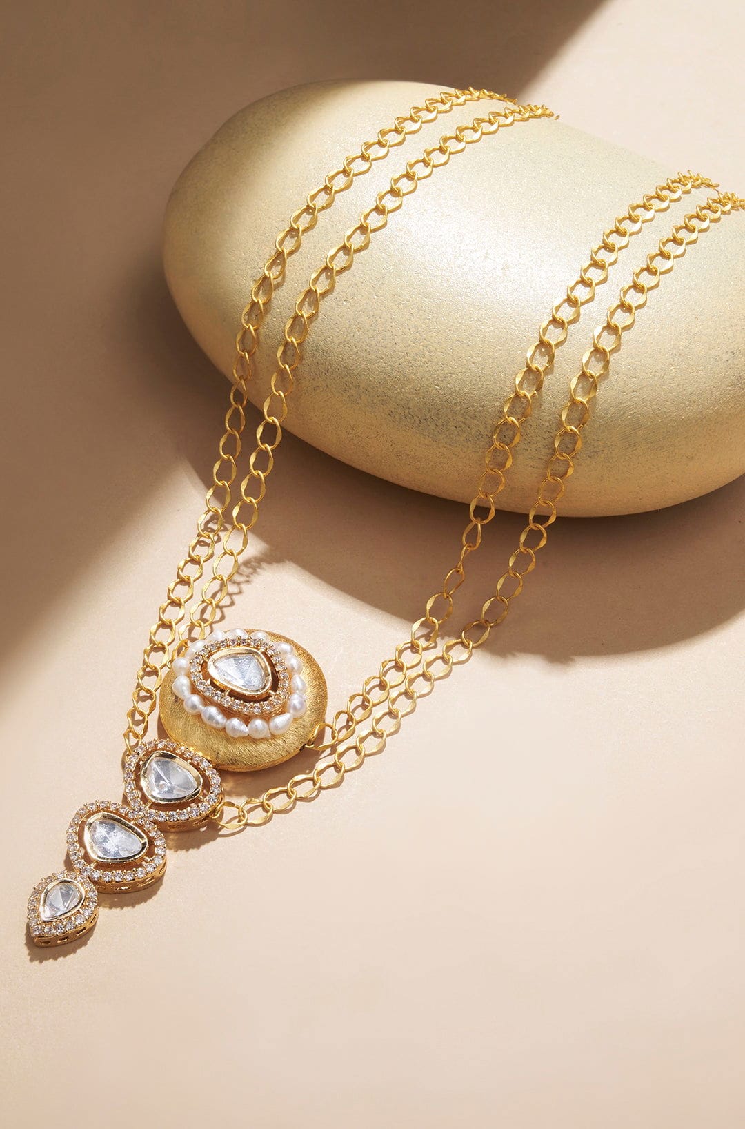 Mystical Polki Necklace - Joules by Radhika 