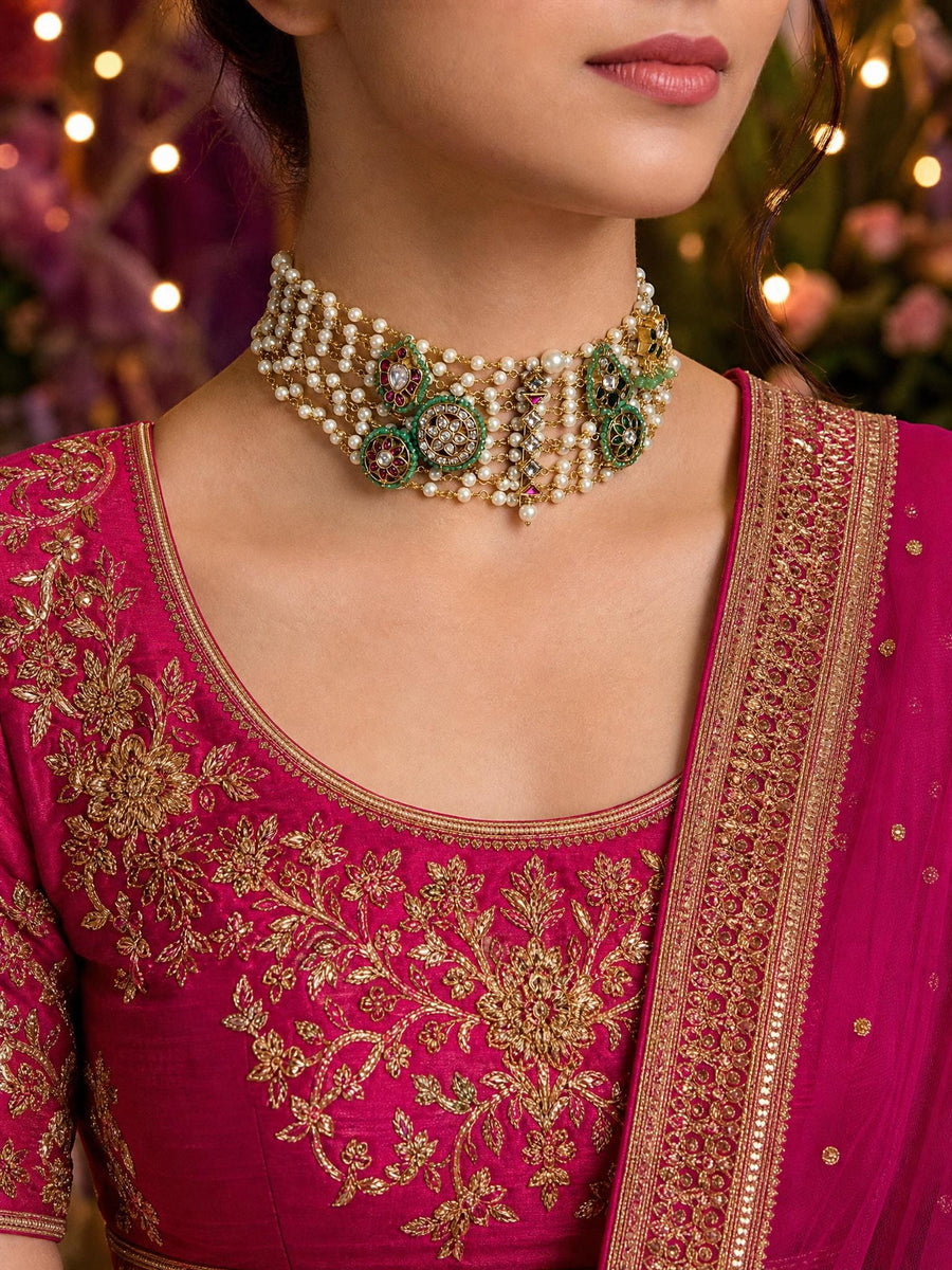 Regal pearl jwellery Set