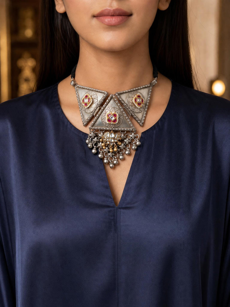 Cavirae Oxidised Necklace