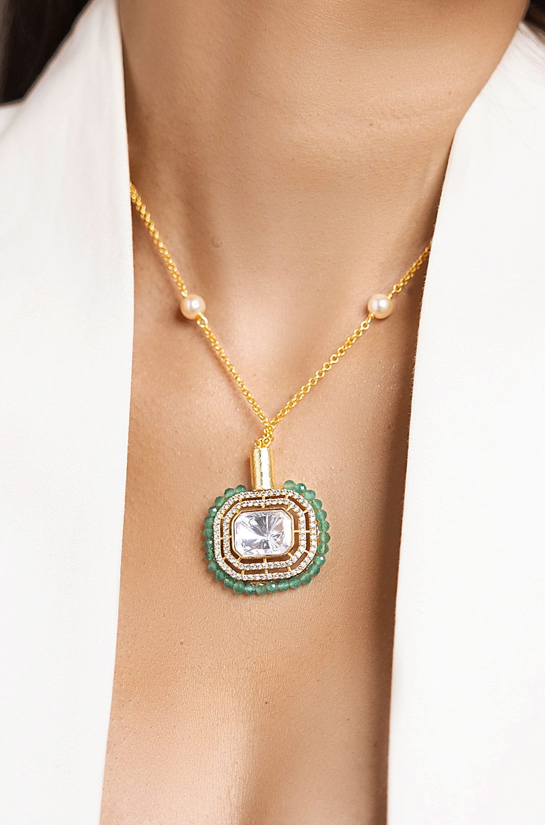 Ornate Gold Necklace - Joules by Radhika 
