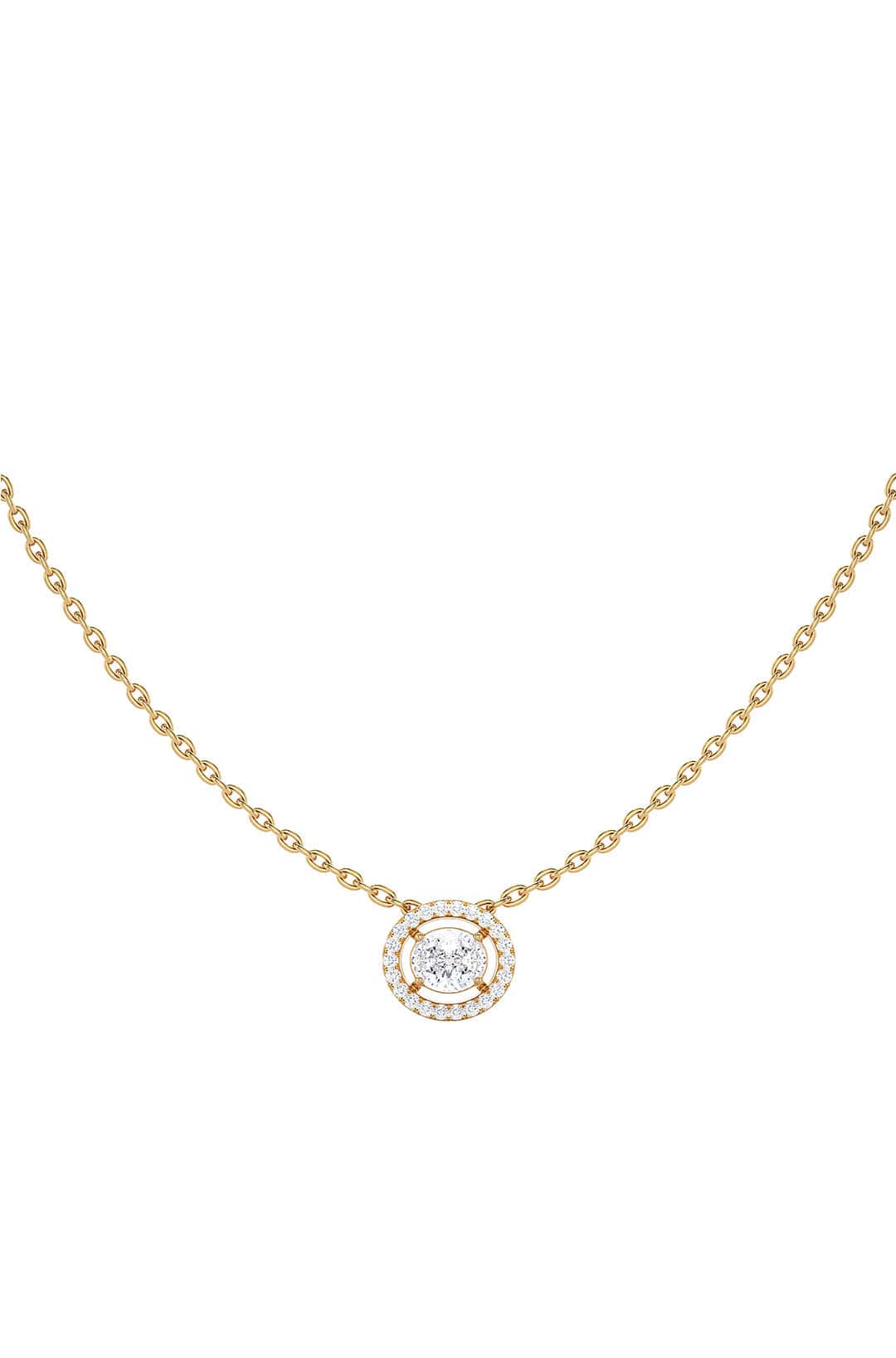 Oval Glow Pendant Necklace - Joules by Radhika 