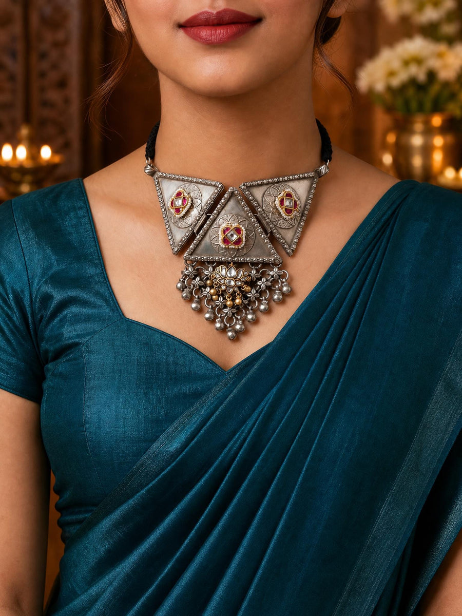 Cavirae Oxidised Necklace