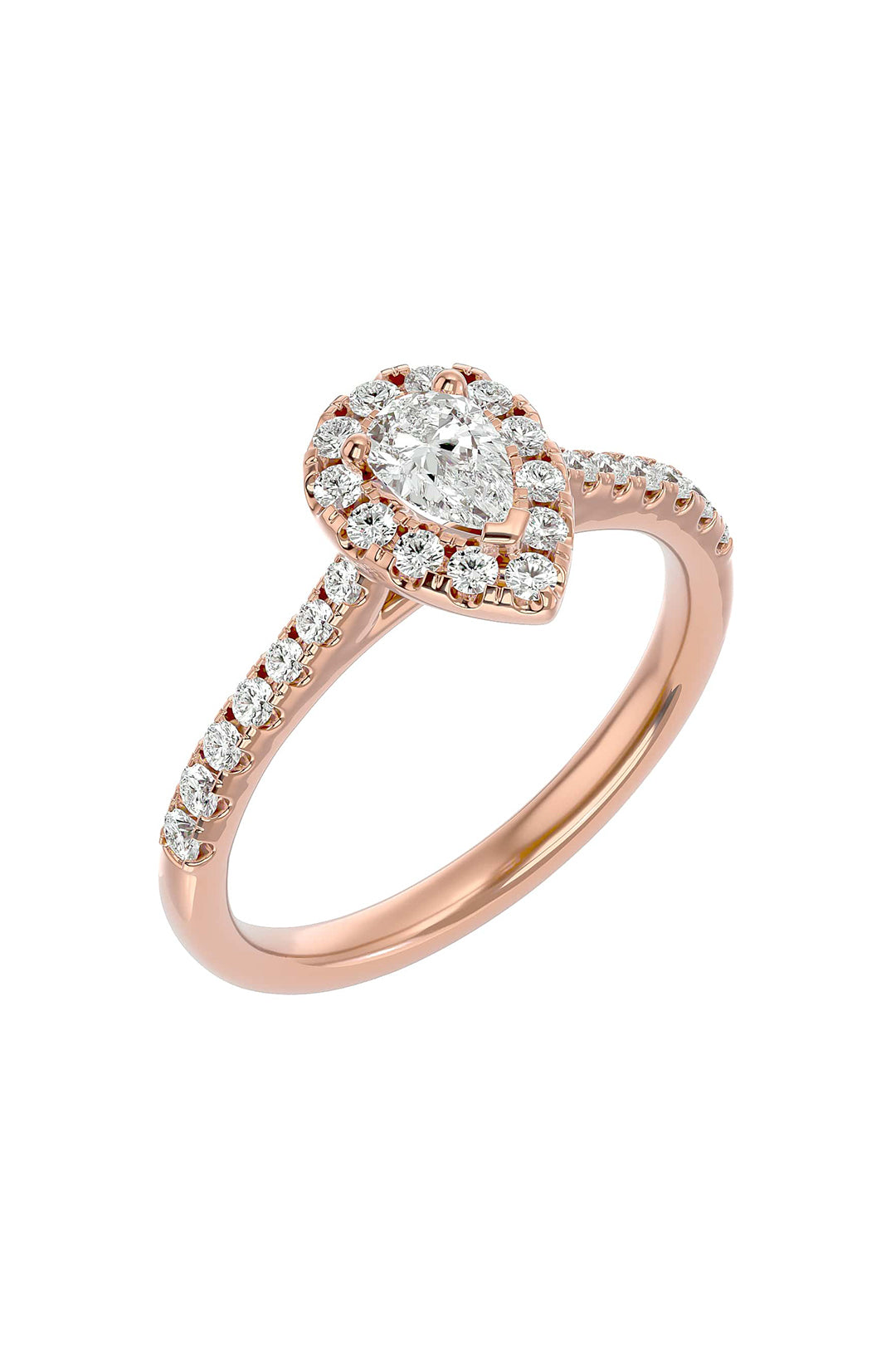 Load image into Gallery viewer, Dewdrop Pavé Shank Ring
