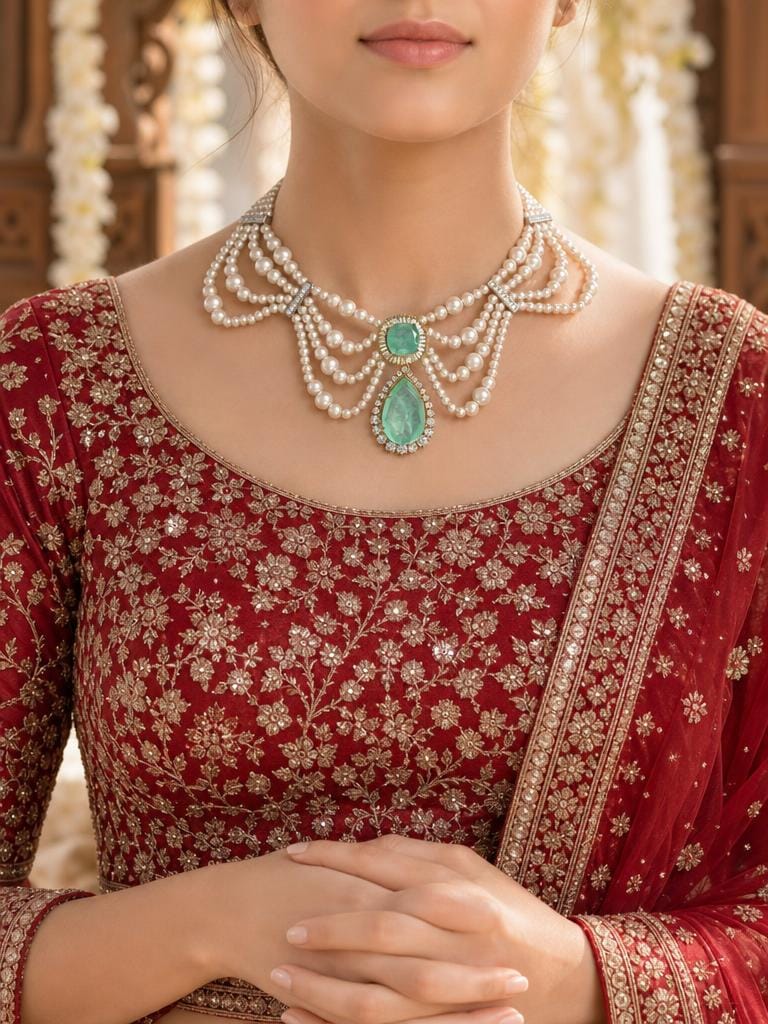 Janavi Necklace Set