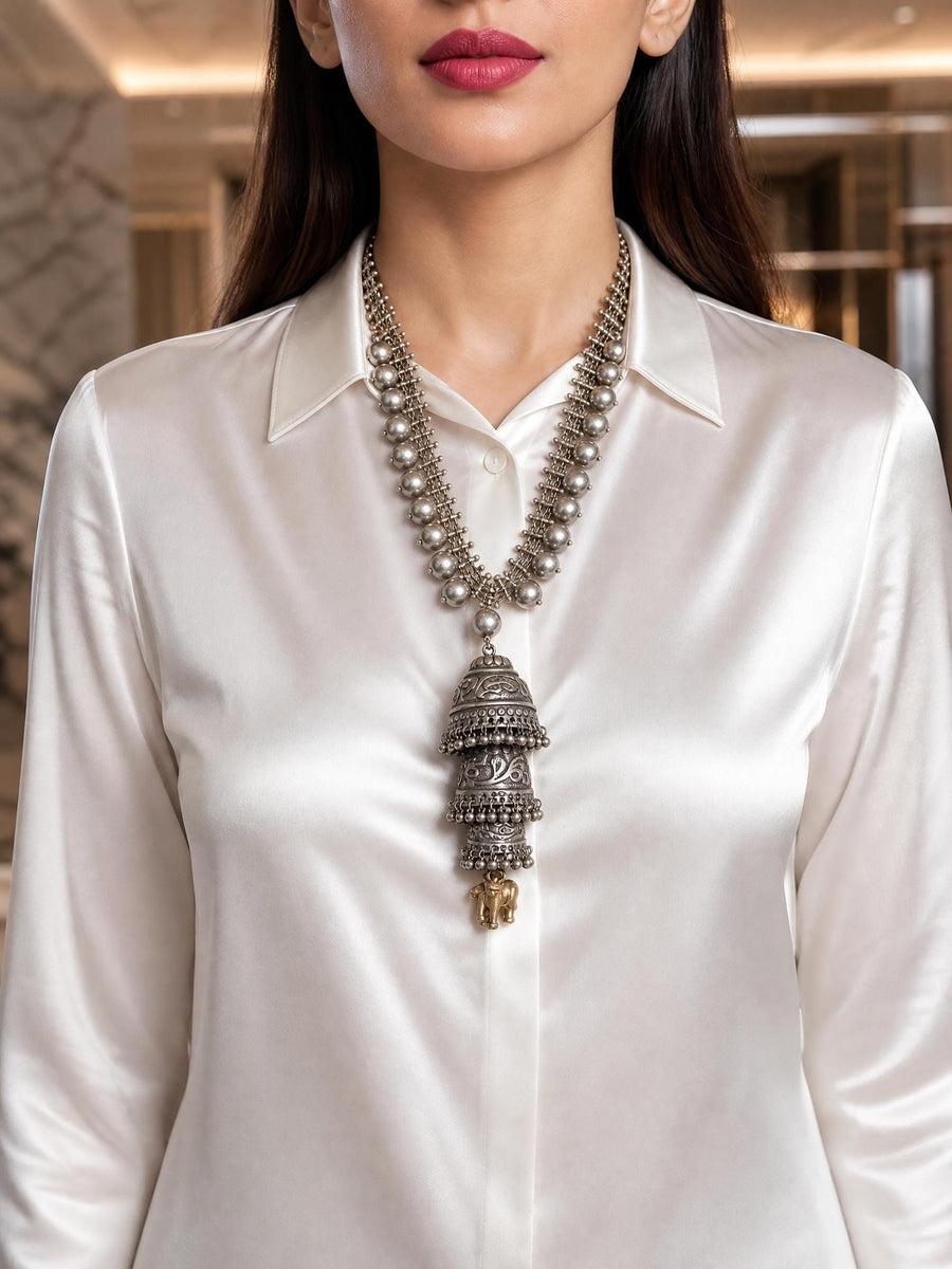 Nayoria Oxidised Necklace