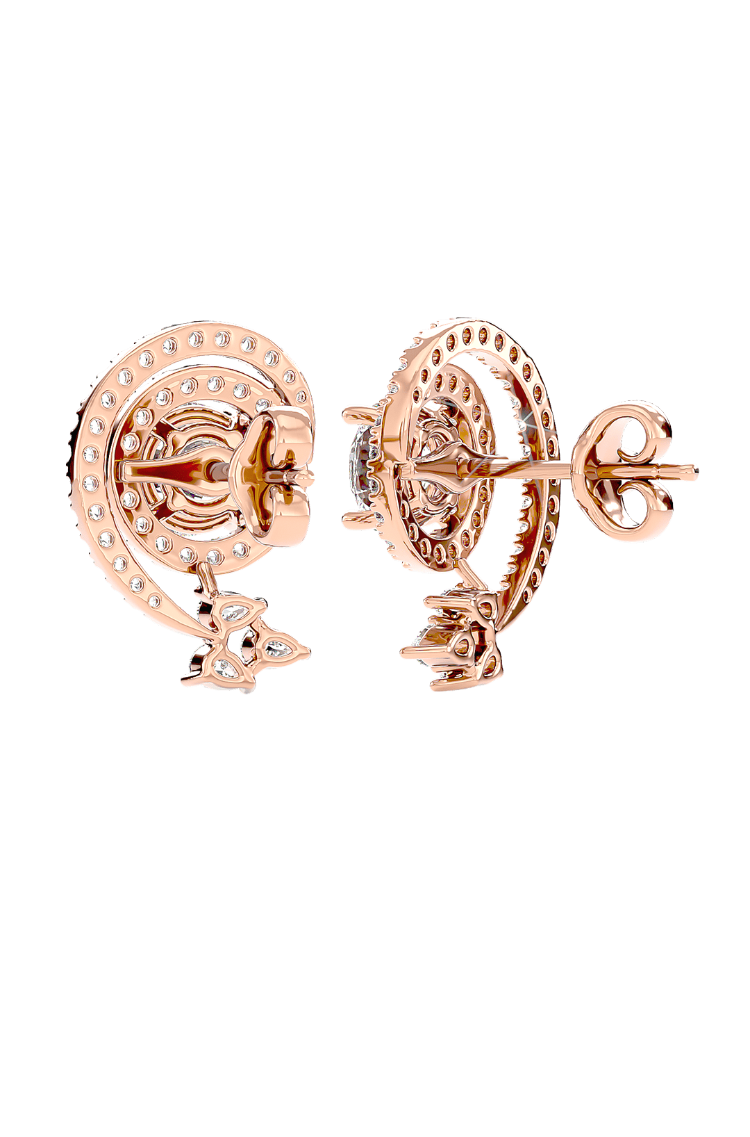 Silver Moonlight Studs - Joules by Radhika 