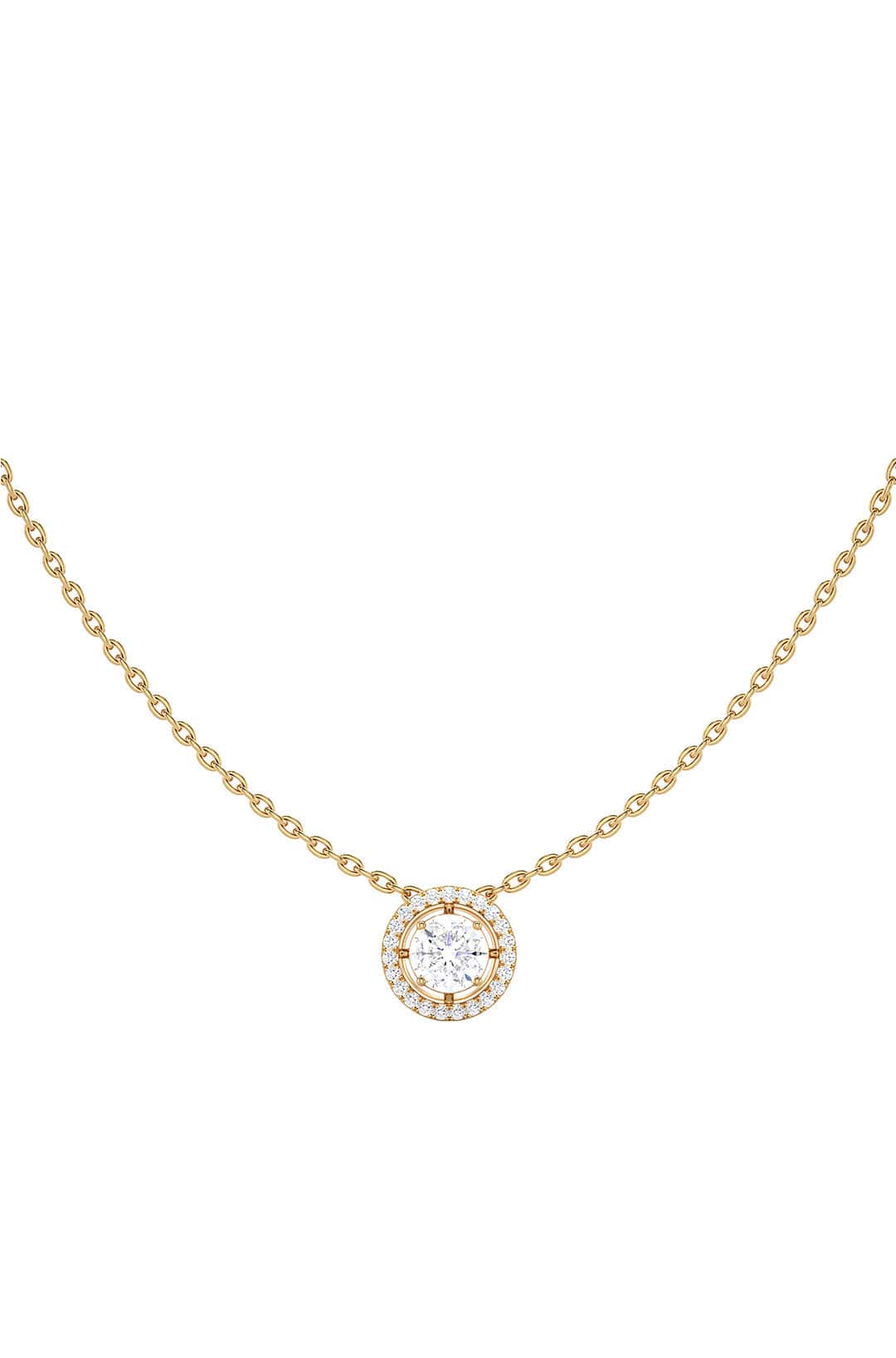 Sparkling Orbit Pendant Necklace - Joules by Radhika 