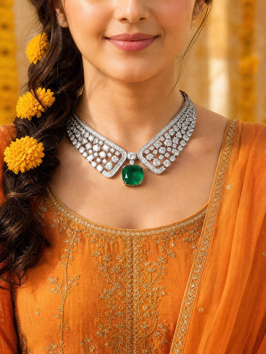 Tivya Choker necklace set